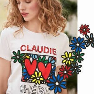 Claudia Pierlot iconic t shirt